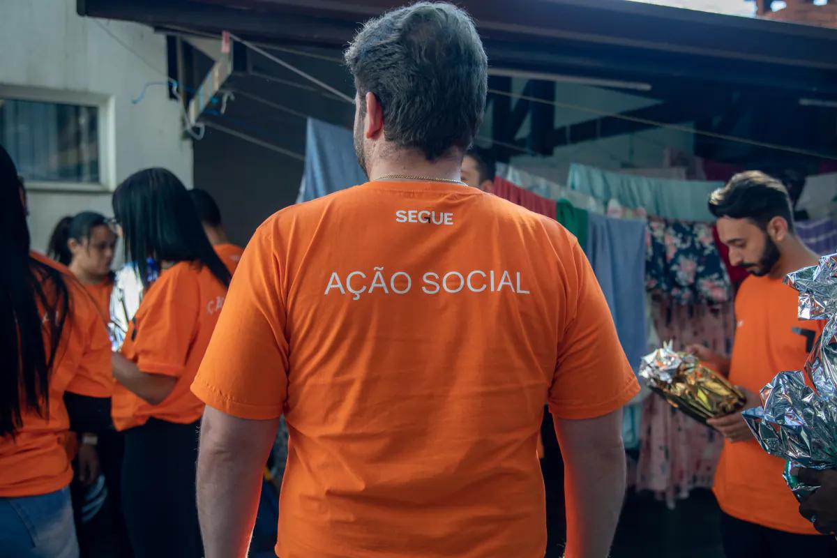 Ação de impacto social da Segue