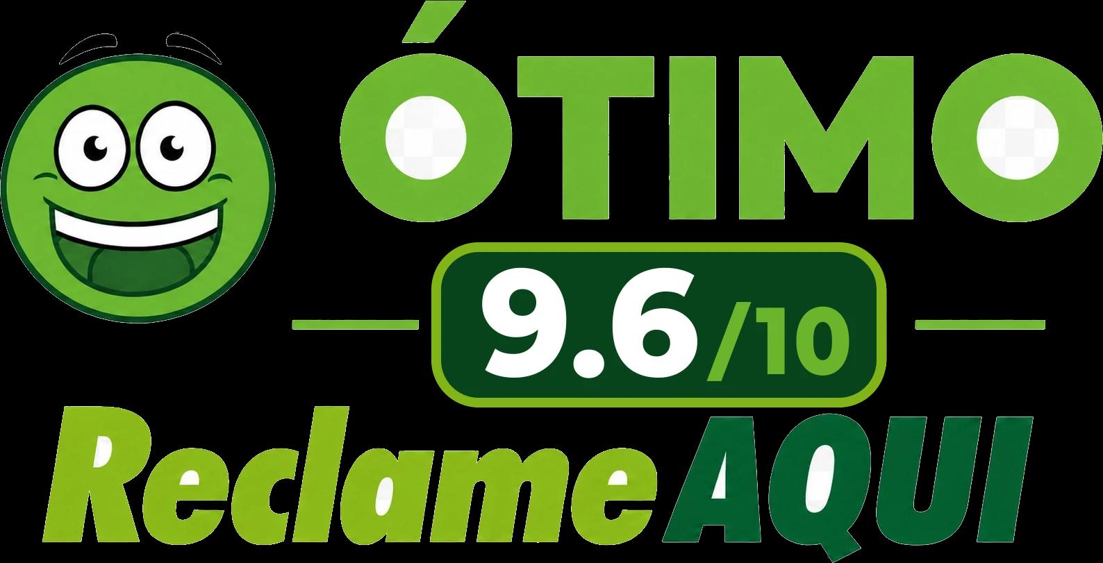 Reclame Aqui - Reputação Ótima 9.6/10