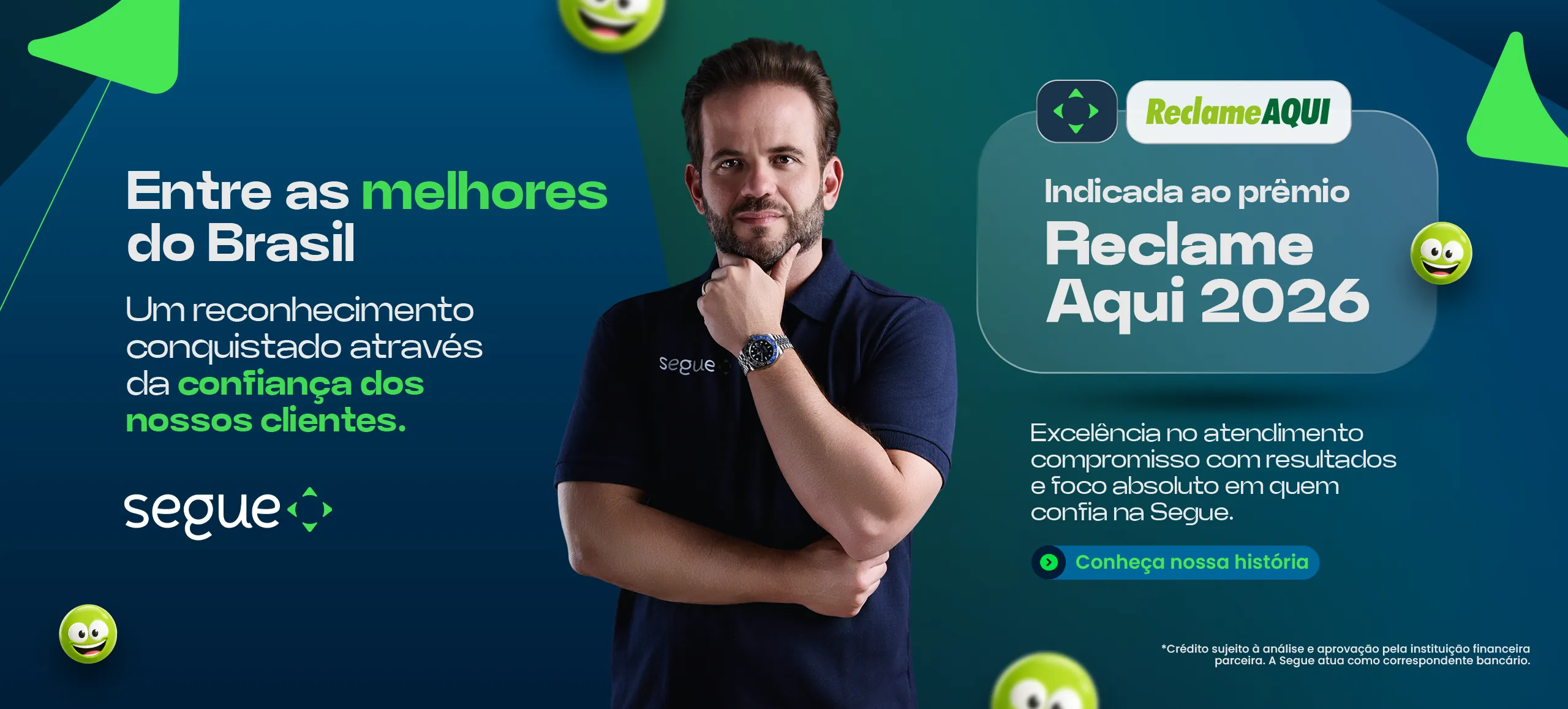 Entre as melhores do Brasil — indicada ao prêmio Reclame Aqui 2026